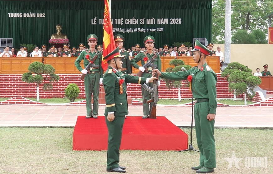Gallery - 	Các cơ quan, đơn vị tổ chức Lễ tuyên thệ chiến sĩ mới năm 2026. - image 8